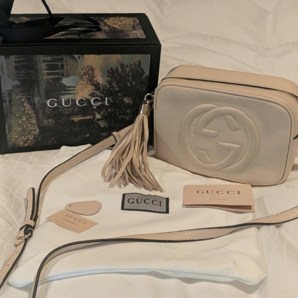 Authentic Gucci Disco Bag nude/blush